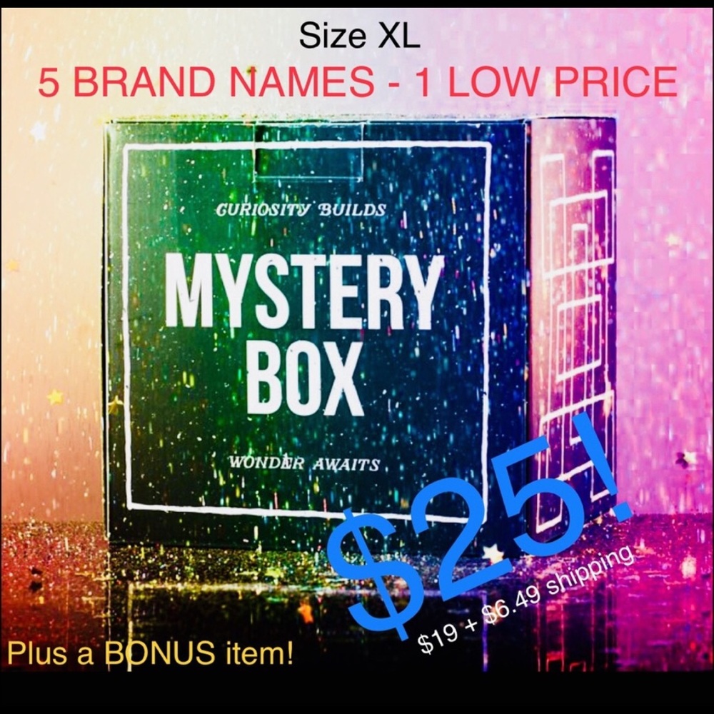 Mystery Box: The Limited. Size XL and 14: 6 items